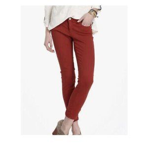 AG Stevie Ankle Slim Straight - Colour: Red Brick